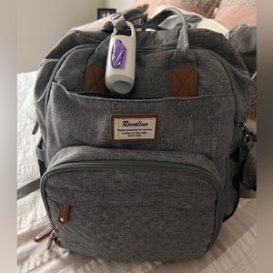 Ruvalino diaper bag in great condition.  Arm n hammer trash bags included.